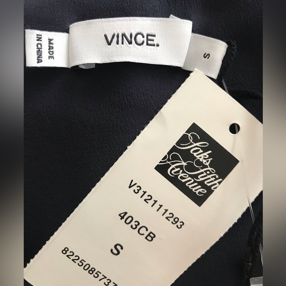 NWT Vince 100% Silk Blouse SZ S - Picture 5 of 7